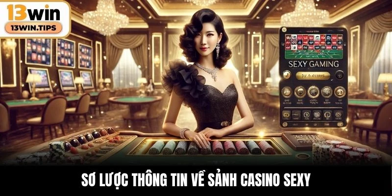 Casino Sexy - Sảnh Cược Hấp Dẫn, Chân Thực Tại 13WIN 4 Sơ lược thông tin về sảnh Casino Sexy